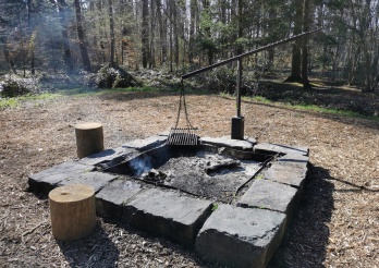 Befestigte Feuerstelle
