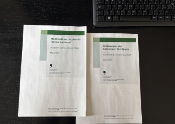 Modifications du plan directeur cantonal