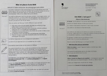 Le document original versus celui en français facile