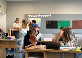photo d'une classe ou se déroule du co-enseignement