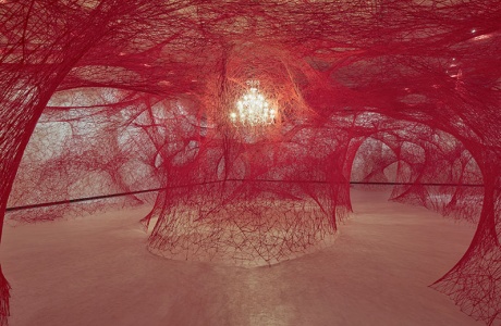Chiharu Shiota, In the Light, Musée d’art et d’histoire Fribourg, 2025