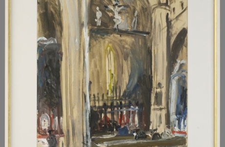 Varlin, la cathédrale de Fribourg, 1940