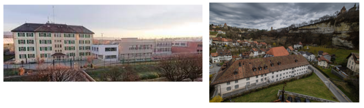 Bild vergrößern Gauche: site de Bellechasse / Droite: site de la Prison centrale