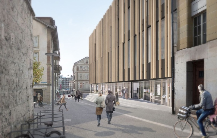 Bild vergrößern Die neue KUB wird im Herbst 2026 ihre Türen öffnen.