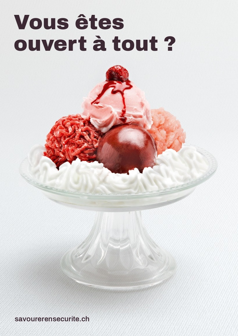 Affiche de la campagne "Savourez en sécurité"