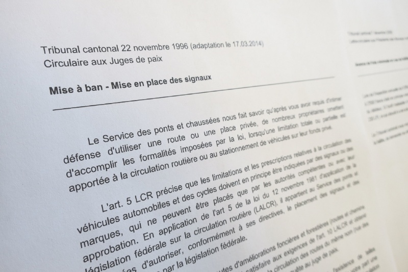 Directives du Tribunal cantonal