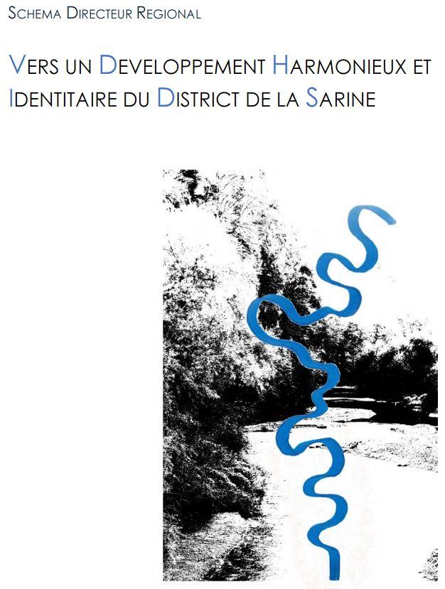 Première page du Schéma directeur régional de la Sarine