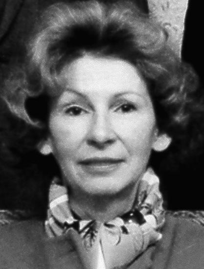 Roselyne Crausaz, ancienne Conseillère d'Etat/alte Staatsrätin, (1943)