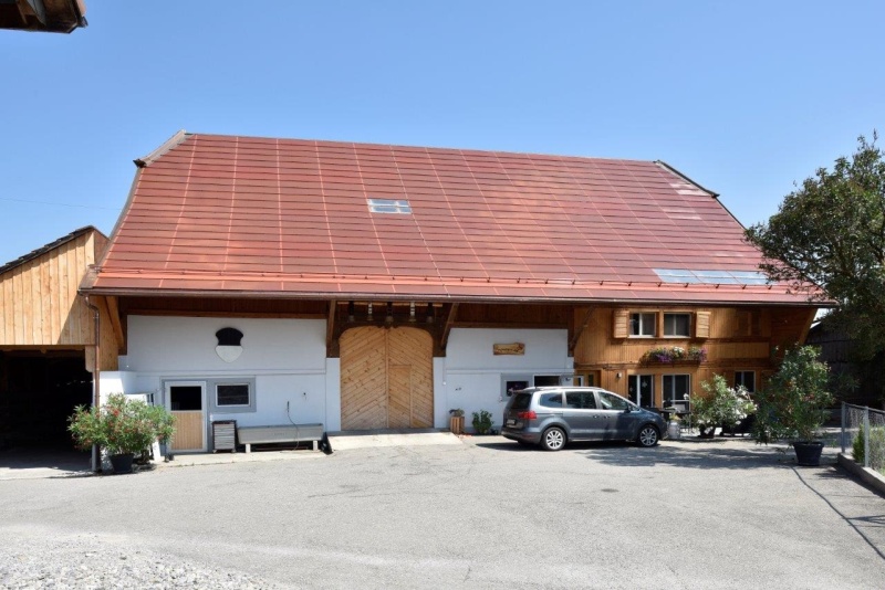 capteurs solaires photovoltaïques couleur terre cuite