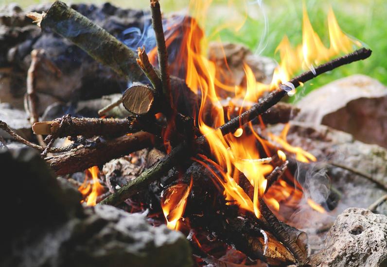 Brand im Wald : Vorsicht