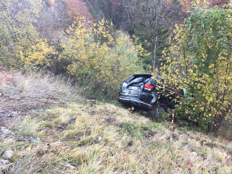 Accident de circulation à Cerniat