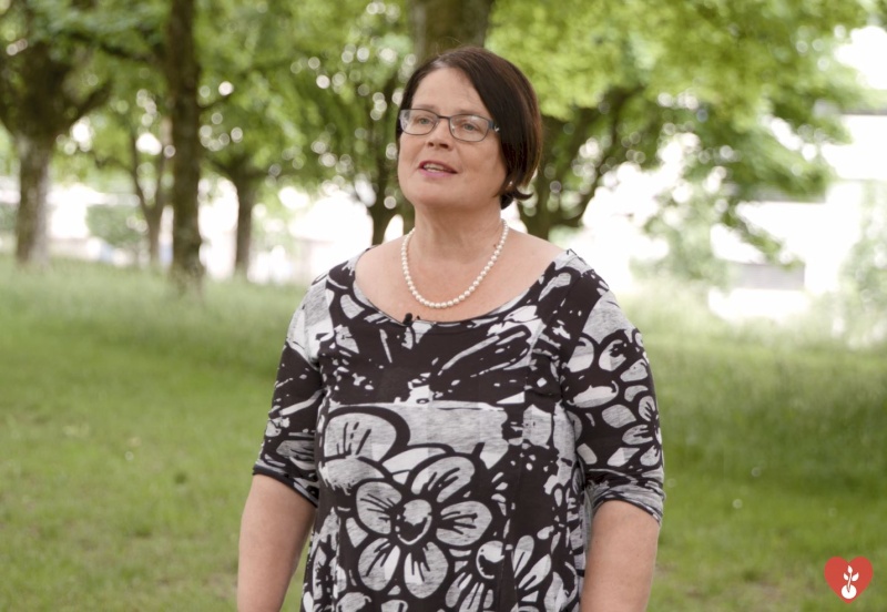 Anne-Claude Demierre setzt sich für die Organspende ein