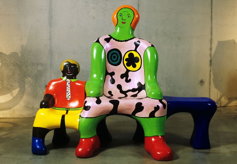 Banc des générations, Niki de Saint Phalle, 1997-1998