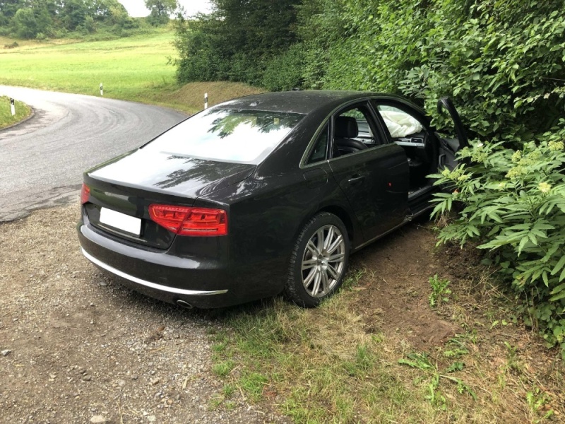 Sans permis, il prend la fuite et termine sa course contre un arbre