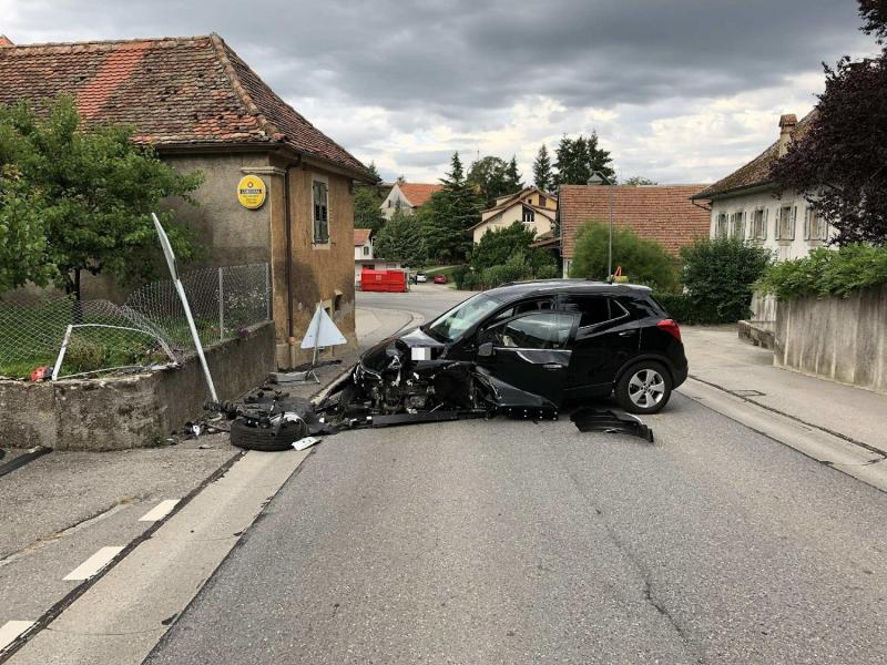 Accident de circulation à Vesin