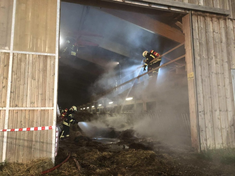 Dégagement de fumée à Villorsonnens