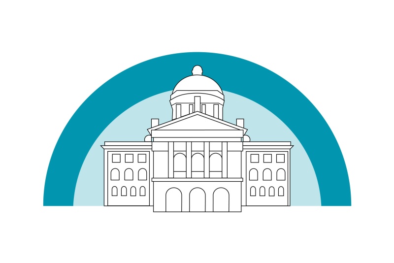 Illustration du Palais fédéral