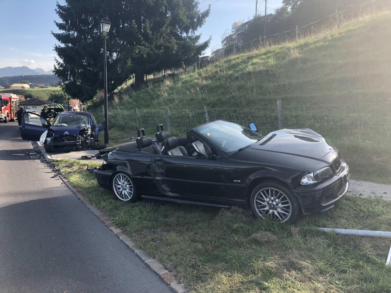 Accident avec blessés à Le Bry