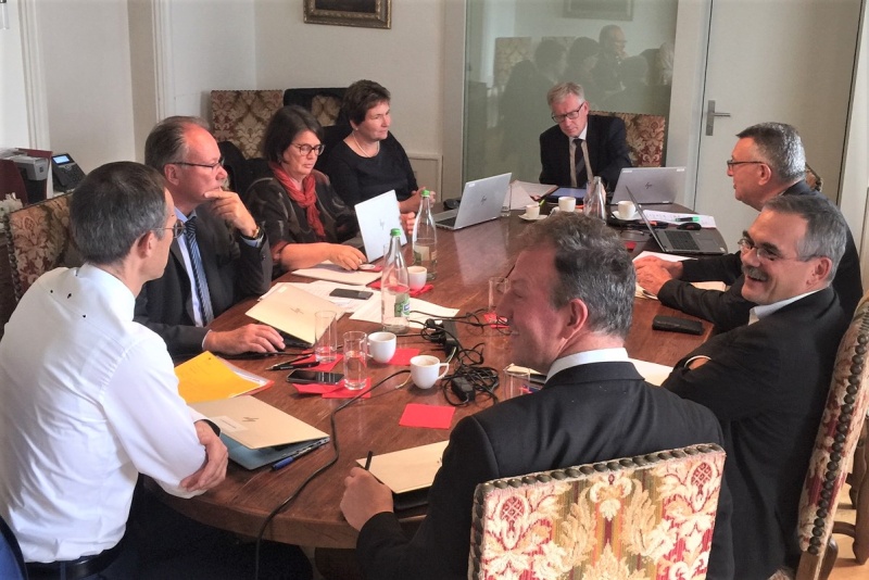 Staatsratssitzung in Vivisbachbezirk