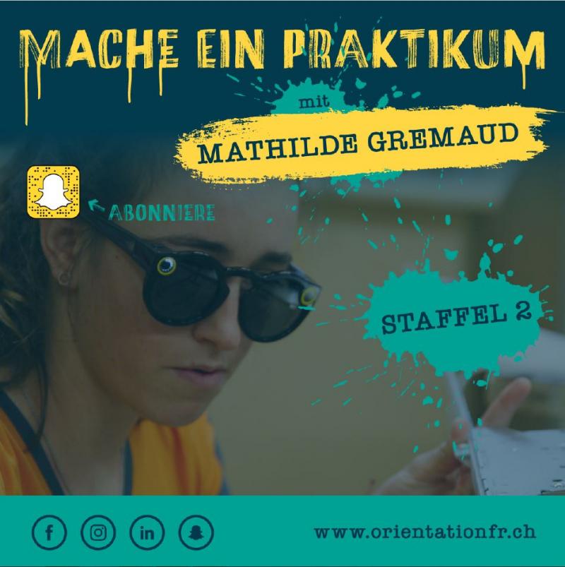 Mach eine Schnupperlehre mit Mathilde Gremaud