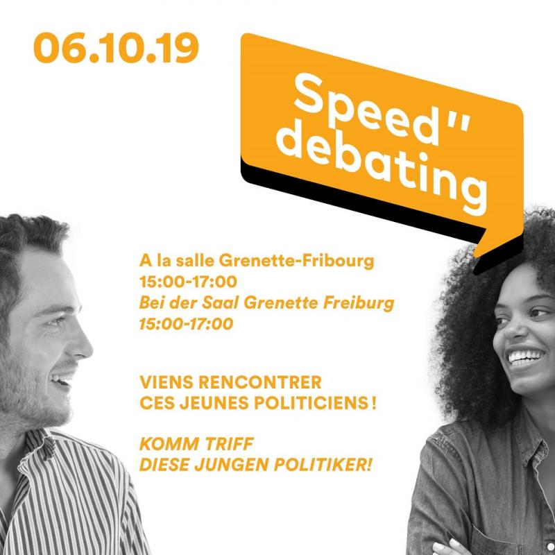 Speed debating 6 octobre 2019