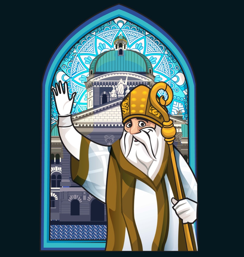 Saint Nicolas au Palais Fédéral 