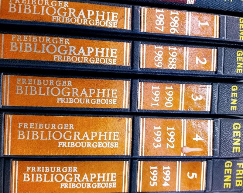 Bibliographie fribourgeoise