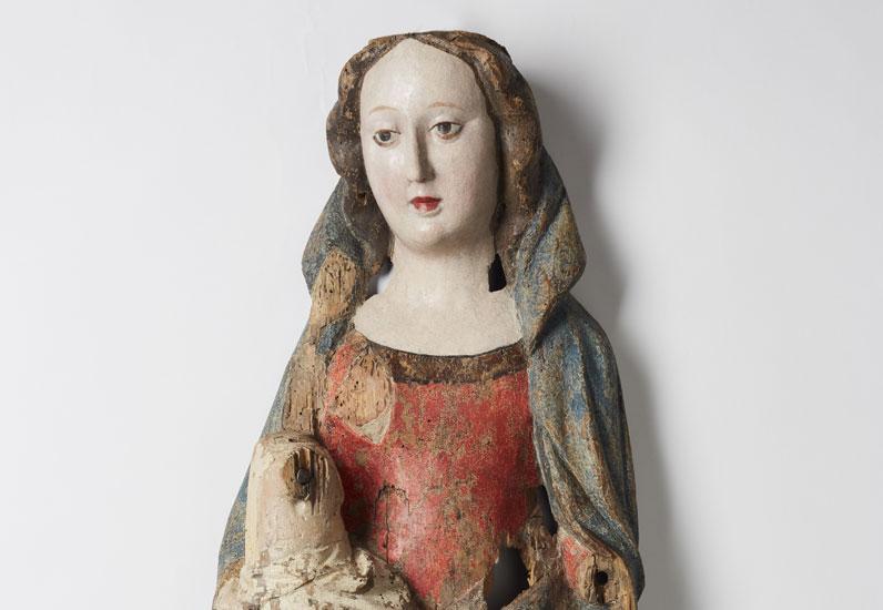la Vierge allaitante de Cressier (début du XVe siècle), MAHF 1987-010