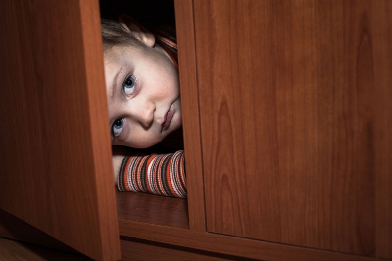 Enfant violence au sein du couple