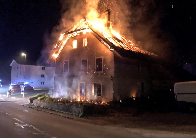 Incendie d’une maison à Vallon