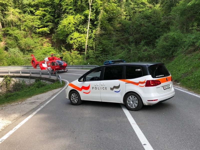Unfall Crottes de Cheyres