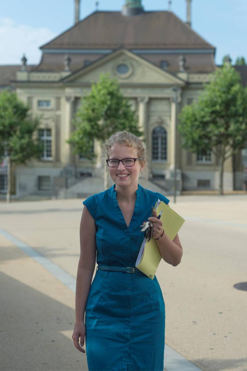 foto von Angélique Boschung, neue Direktorin der Kantons- und Universitätsbibliothek Freiburg 