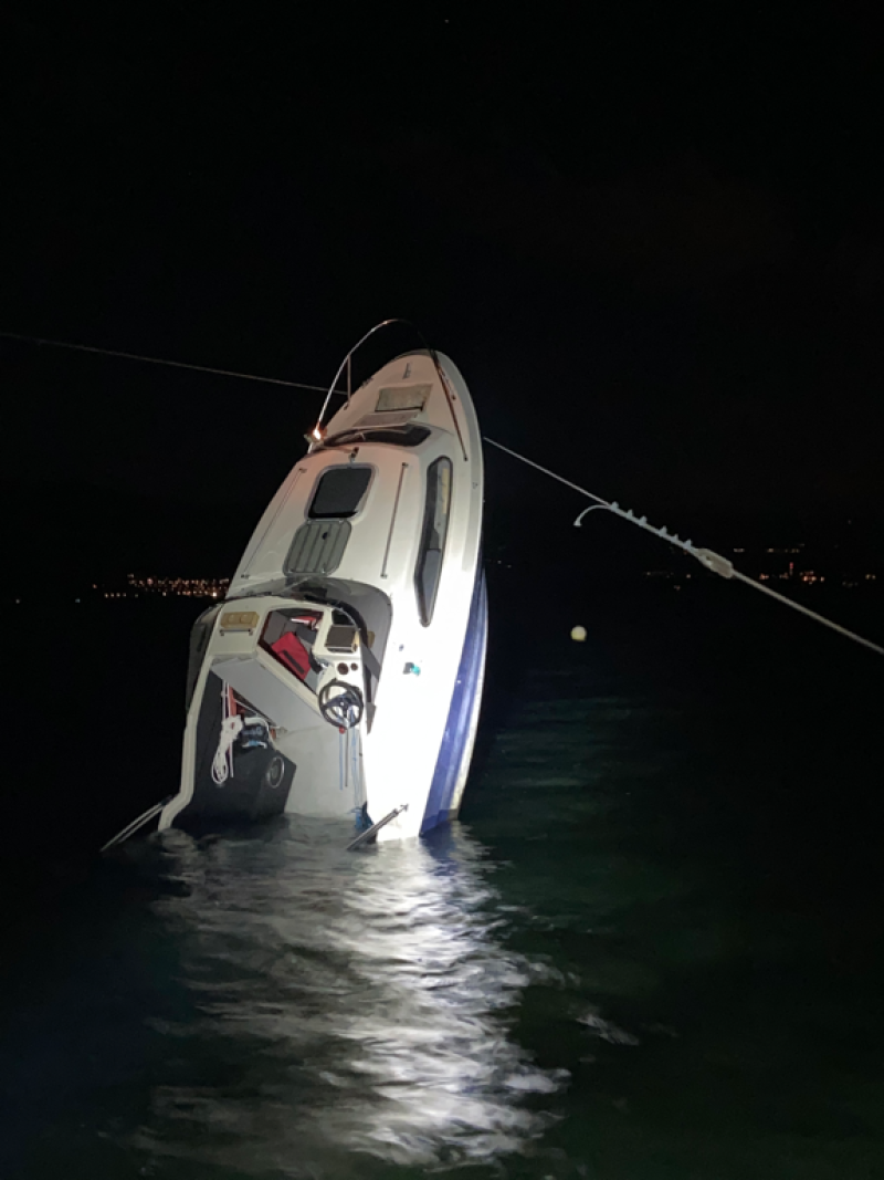 Accident de navigation à Estavayer-le-Lac / Schiffsunglück bei Estavayer-le-Lac