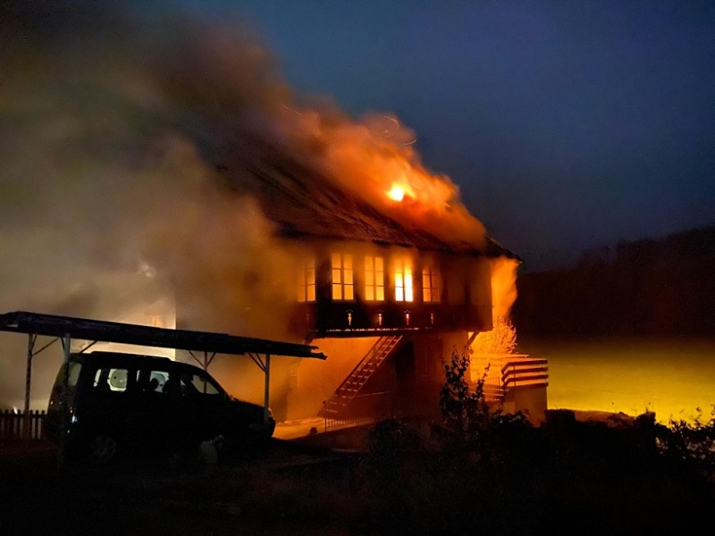 Incendie d’une habitation à Flamatt / Hausbrand in Flamatt
