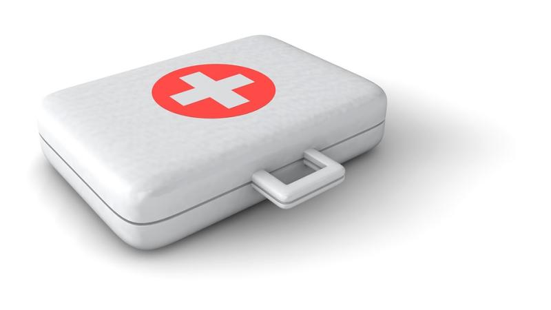 Bild eines Koffers mit dem Logo der Notfallapotheke