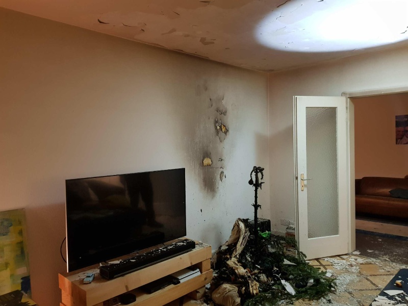 Début d’incendie dans un appartement au 7ème étage d’un immeuble à Fribourg / Brandausbruch in im 7. Stock eines Wohnhauses in Freiburg 