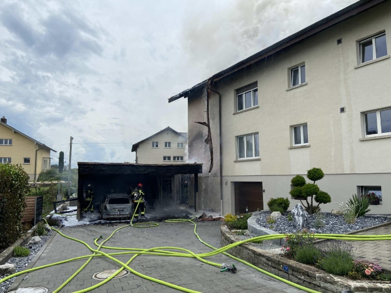 Incendie à Wünnewil