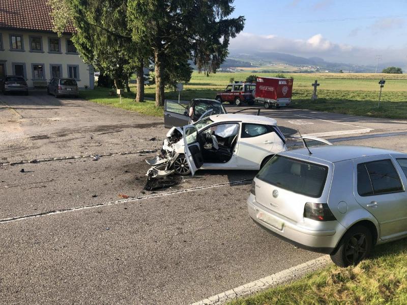 Deux automobilistes blessés dans un accident à Autigny