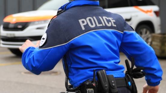 Une personne arrêtée en flagrant délit par la police à Albeuve / Eine Person auf frischer Tat von der Polizei angehalten in Albeuve
