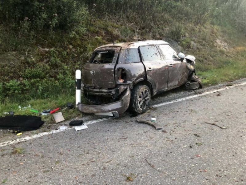 Accident à Barberêche