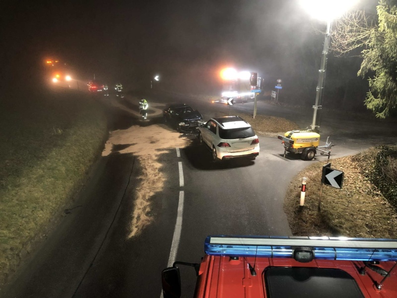 Accident à Fribourg / Verkehrsunfall in Freiburg