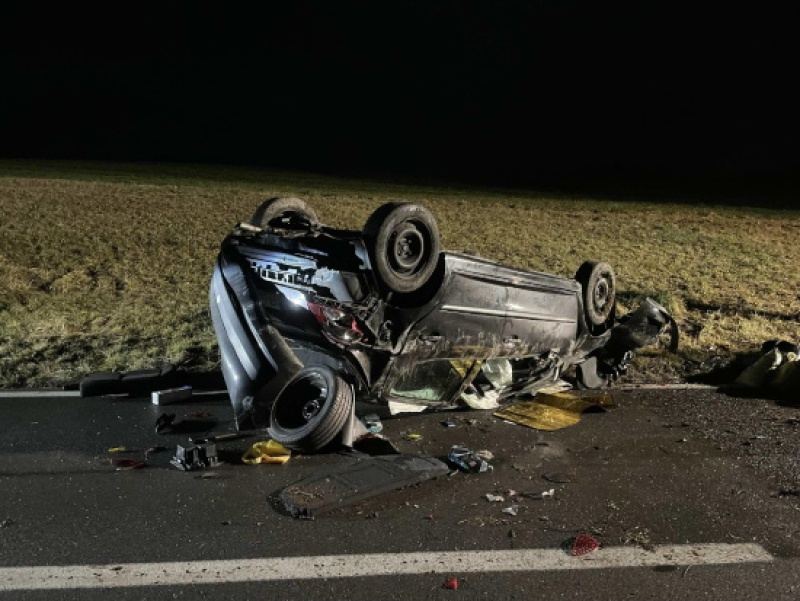 Accident à Courlevon / Verkehrsunfall in Courlevon