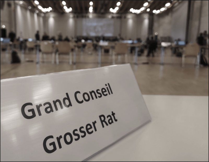 Dernière session parlementaire à Forum Fribourg 