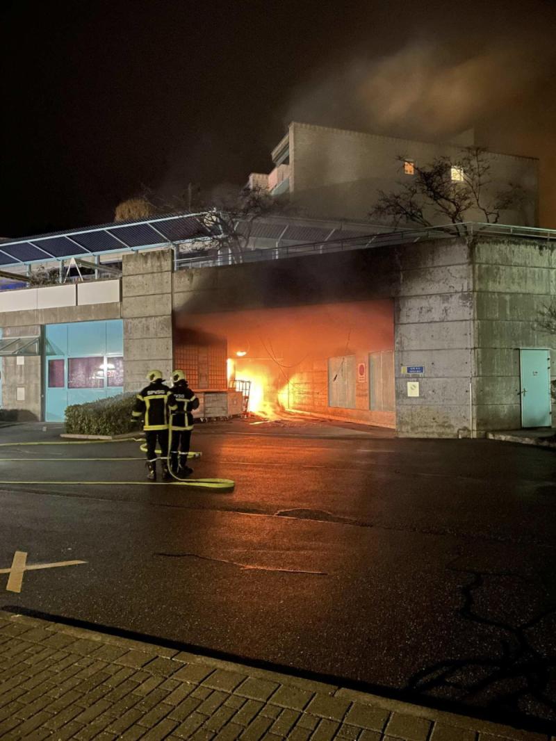 Incendie à Villars-sur-Glâne / Brand in Villars-sur-Glâne