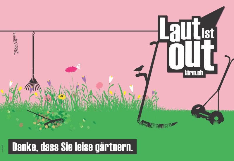 Danke, dass Sie leise gärtnern