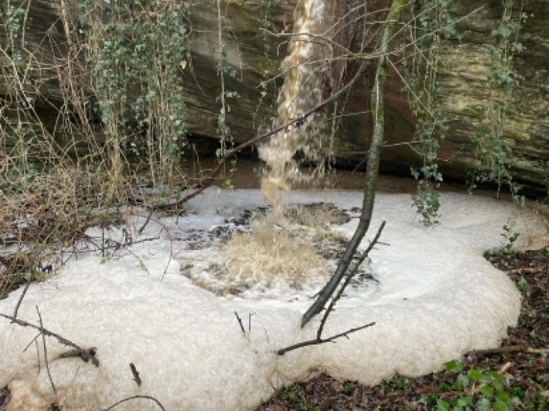 Pollution à Chables