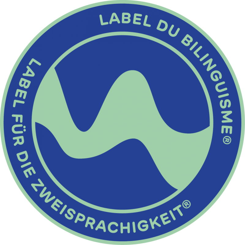 Logo Label Zweisprachigkeit