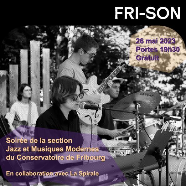 Soirée de la section Jazz et Musiques Modernes du Conservatoire de Fribourg 