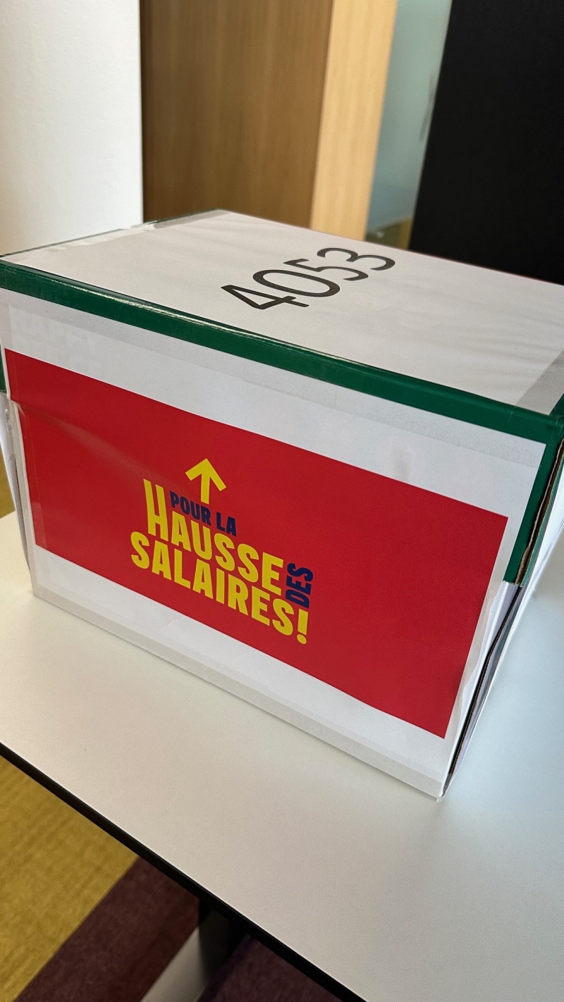 Pétition "Hausse des salaires"