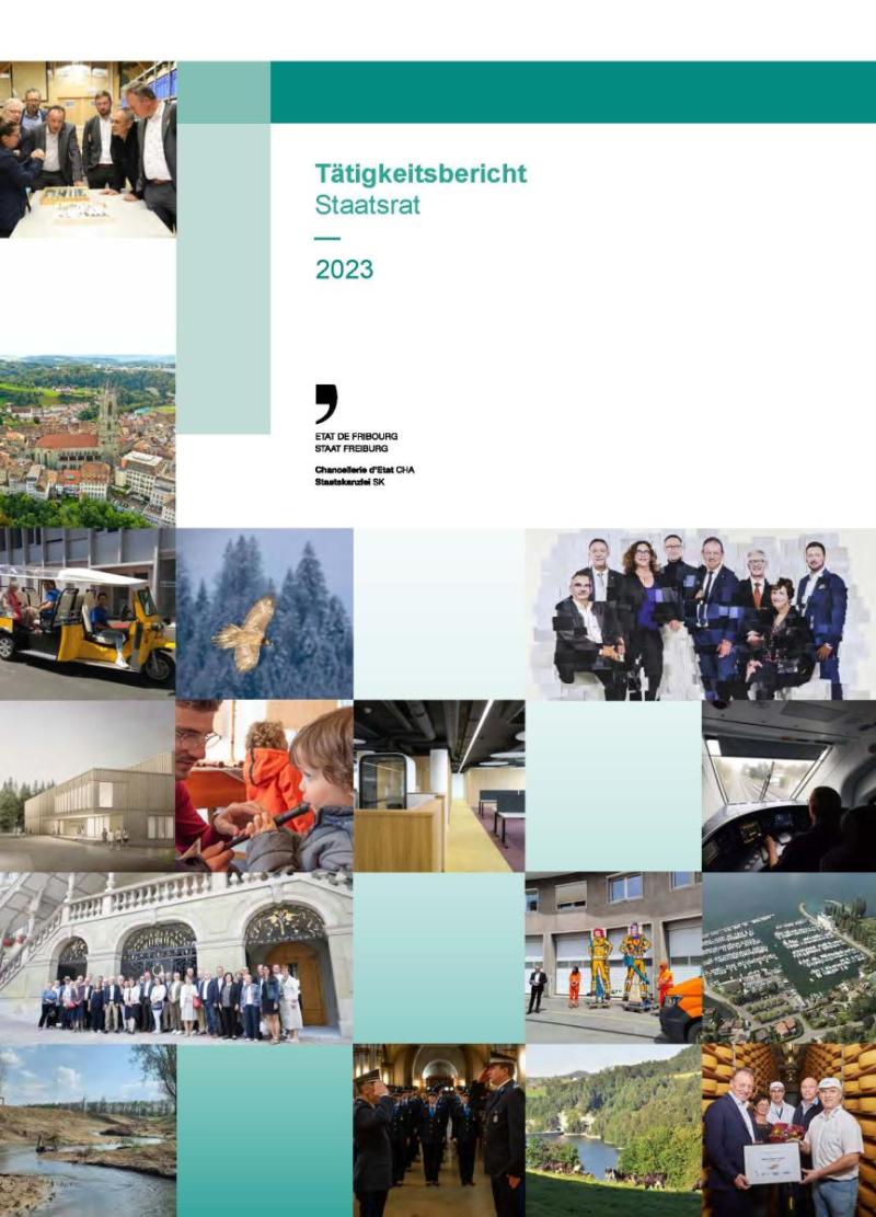 Cover Tätigkeitsbericht Staatsrat 2023